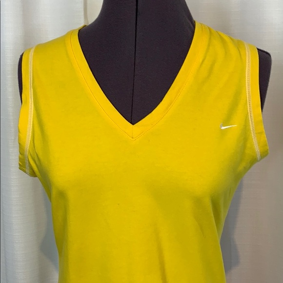 Nike Yellow Sleeveless Top - Picture 2 of 5